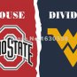 Ohio State Buckeyes West Virginia Mountaineers House Divided Flag 3ft