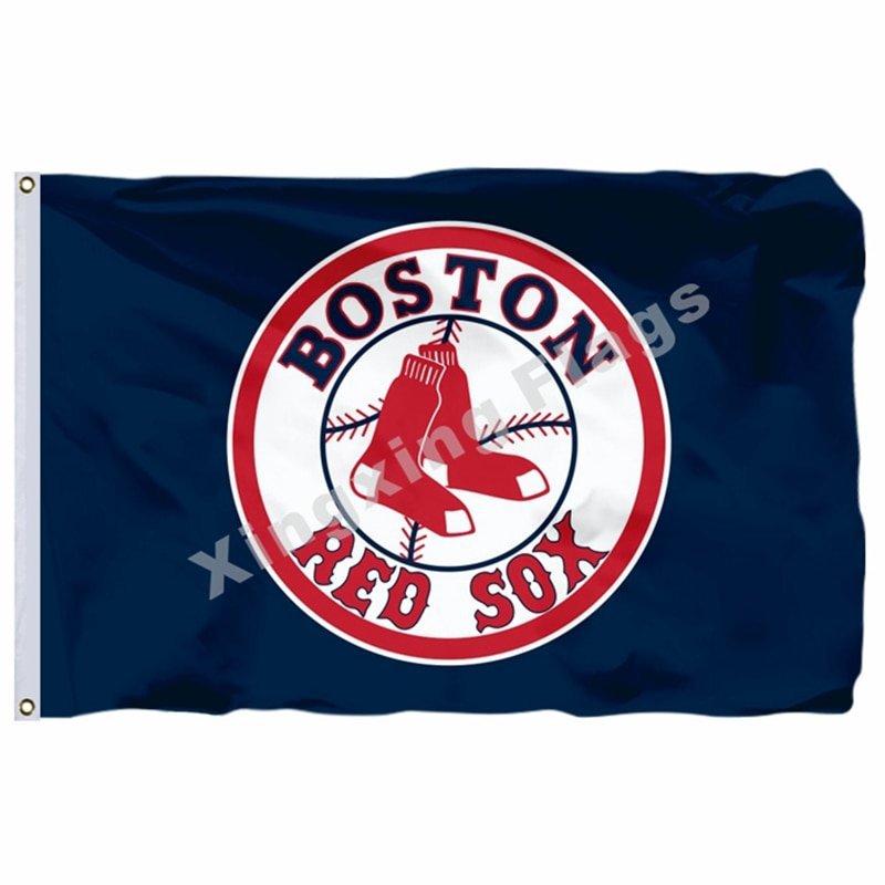 Boston Red Sox Flag 3ft X 5ft Polyester MLB Boston Red Sox Banner Flyi