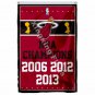 Miami Heat World Champions Flag 3ft X 5ft Polyester NBA1 Banner Flying