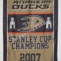 Anaheim Ducks Stanley Cup Champions Flag 3ft X 5ft Polyester NHL Banne