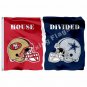 San Francisco 49ers Dallas Cowboys Helmets House Divided Flag 3ft X 5f