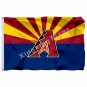 MLB Arizona Diamondbacks Flag 3ft x 5ft Polyester MLB flag blue backgr