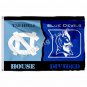 North Carolina TarHeels Duke Blue Devils House Divided Flag 3ft x 5ft