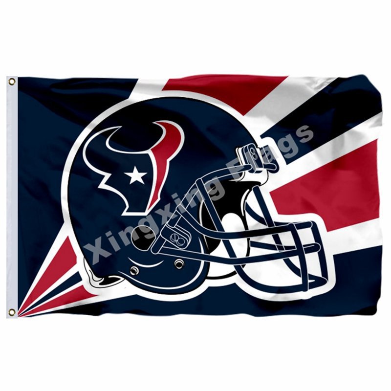Houston Texans Helmet Lighting Flag 3ft X 5ft Polyester NFL1 Houston T