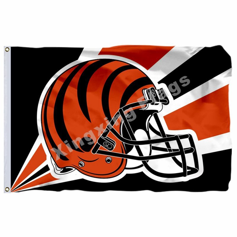 Cincinnati Bengals Helmet Lighting Flag 3ft X 5ft Polyester NFL1 Cinci