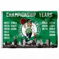 Boston Celtics Championship Years Flag 3ft X 5ft Polyester NBA1 Team B