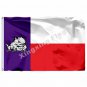 Texas Christian Horned Frogs Flag 3ft X 5ft Polyester NCAA Banner Horn