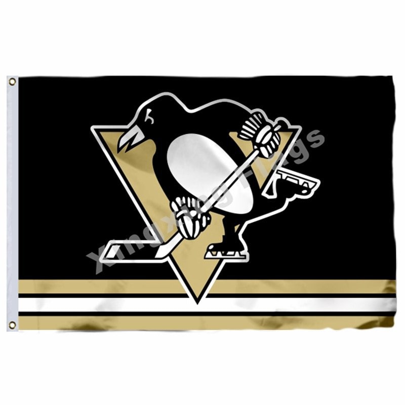Pittsburgh Penguins Flag 3ft X 5ft Polyester NHL Banner Pittsburgh Pen