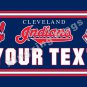 Cleveland Indians Custom Your Text Flag 3ft X 5ft Polyester MLB Team B