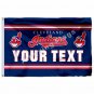 Cleveland Indians Custom Your Text Flag 3ft X 5ft Polyester MLB Team B