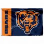 Chicago Bears Wordmark Flag 3ft X 5ft Polyester NFL1 Banner Flying Siz