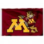 Minnesota Golden Gophers Helmet Flag 3ft x 5ft Polyester NCAA Banner M
