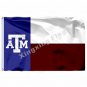 Texas A&M Aggies Texas State Flag 3ft x 5ft Polyester NCAA Banner