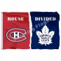 Montreal Canadiens 2017 NEW Toronto Maple Leafs House Divided Flag Pol