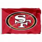 NFL San Francisco 49ers Logo Flag Banner 3ft X 5ft Polyester Flying Si
