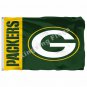 Green Bay Packers Wordmark Flag 3ft X 5ft Polyester NFL1 Green Bay Pac