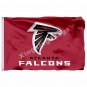 Atlanta Falcons Wordmark Flag 3ft X 5ft Polyester NFL1 Team Banner Fly