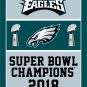 Philadelphia Eagles Wordmark 2018 Champion Flag Philadelphia Eagles Ba