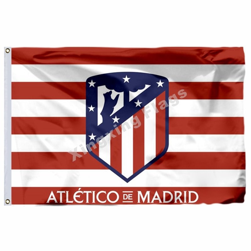 Atletico De Madrid 2017 Flag 3x5 FT Banner 100D Polyester LFP Flag