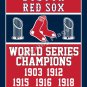 Boston Red Sox World Series Champions Flag 3ft X 5ft Polyester MLB Ban