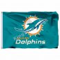Miami Dolphins Logo Flag 3ft X 5ft Polyester NFL Miami Dolphins Banner