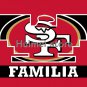 Familia style digital print custom San Francisco 49ers flag banner