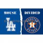 Houston Astros flag and Los Angeles Dodgers flag 90x150cm 3x5feet 100D