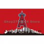 Los Angeles Angels of Anaheim Flag 3ft x 5ft Polyester Banner Flying 1