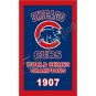 Chicago Cubs CHAMPIONS 3ftx5ft flag banner 2016 World Series CHAMPS In