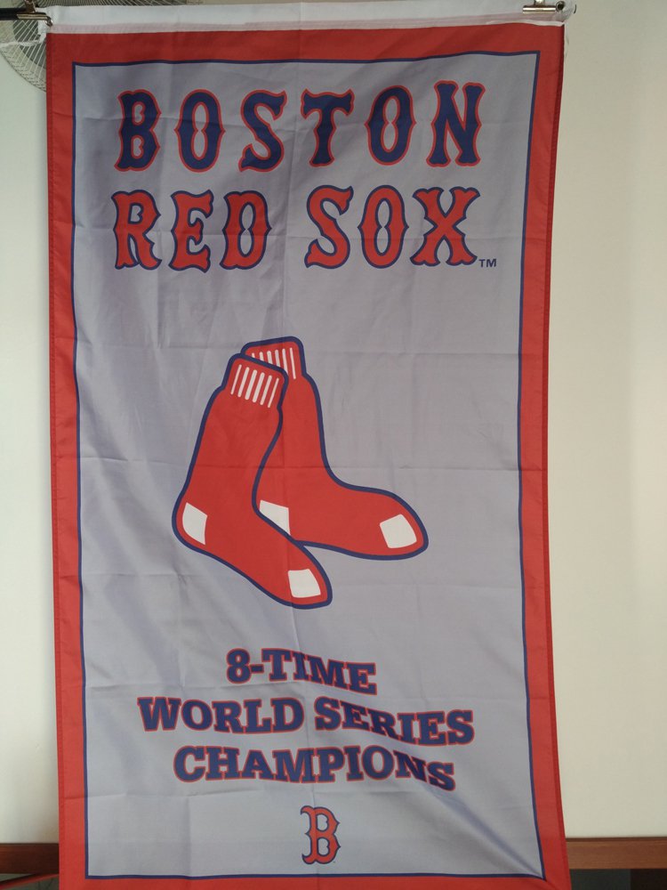 New design Boston Red Sox Flag 3X5FT 90x150cm 100% Polyester free ship