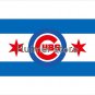 Chicago Cubs Large Flag 3x5 Banner Chicago City flag 3X5 Custom Chicag