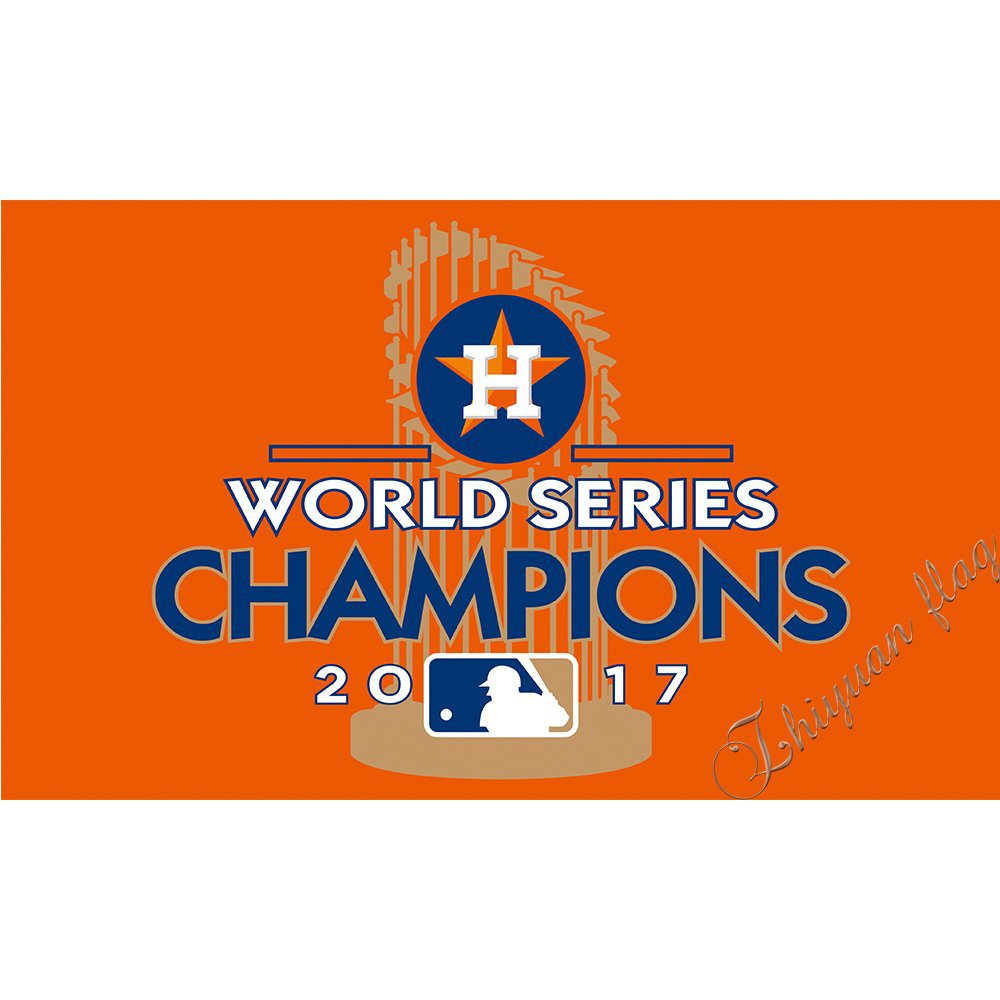 horizontal custom Houston Astros World Series Champions flag 90x150cm