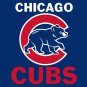 3'x5' Chicago Cubs flag white sleeve with 2 Brass Grommets