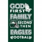 Newest custom Philadelphia Eagles flag God First Family flag