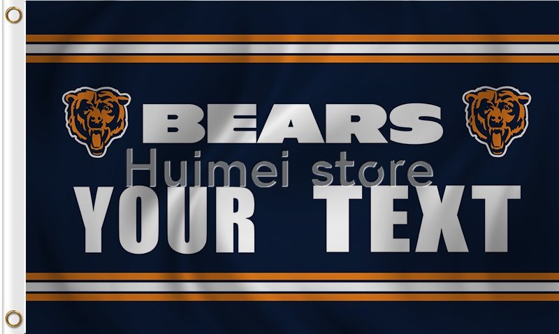 Chicago Bears flag 90x150cm digital print custom gift flag