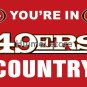 San Francisco 49ers flag digital print polyester flag custom sport San