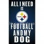Pittsburgh Steelers Flags 90x150cm 3x5ft Polyester Digital Print custo