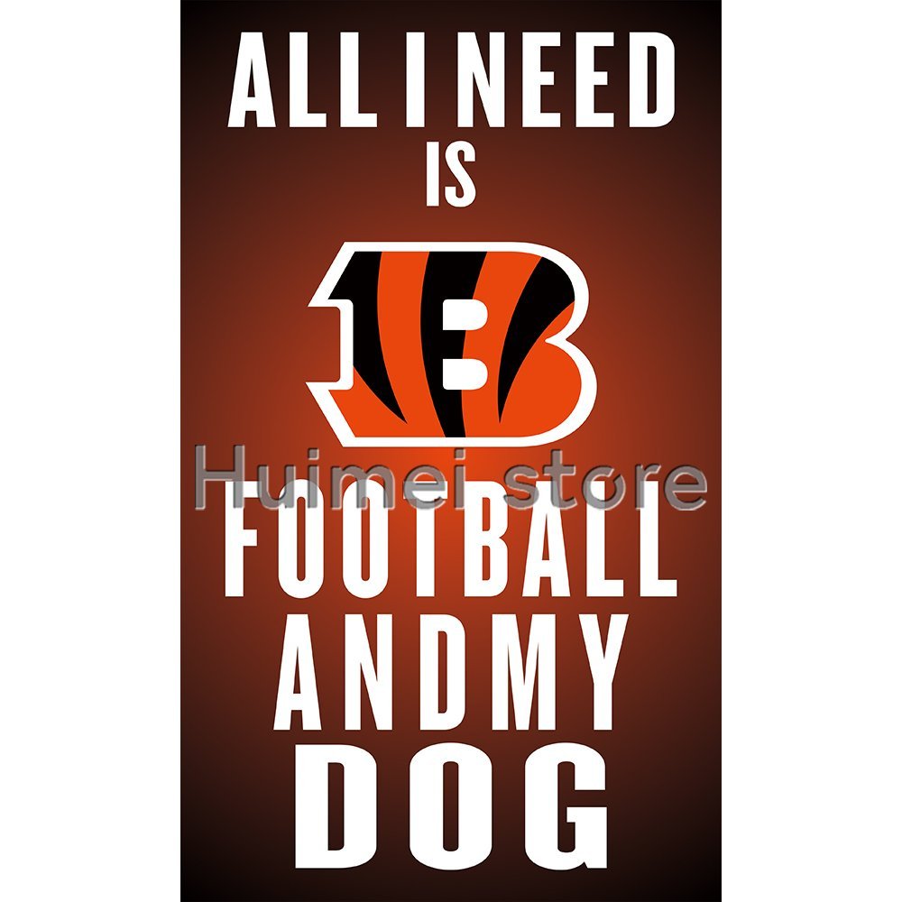 3ftx5ft Cincinnati Bengals flag polyester all i need football flag ban