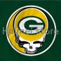 Green Bay Packers Flag 3ft x 5ft Polyester skull circle head decoratio