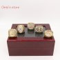 Hot selling 5pcs/set 1981 1984 1988 1989 San Francisco 49ers Super Bow