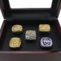 5 pcs/set Denver Broncos World Championship Ring Set With Box 1997 199