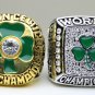 One set 2 PCS 1984 2008 Boston Celtics National Bakstball Championship