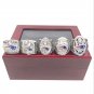 5pcs/set 2001 2003 2004 2014 2016 New England Patriots Brady Champions