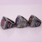US size 3Pcs/Set Baseball Ring 2016 Chicago Cubs World & National