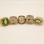 5pcs set Green Bay Packers Championship Ring Set  custom football ring