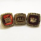 3pcs/set 2016 Hot Sale 1964 1974 1978 boxing ring Muhammad Ali champio