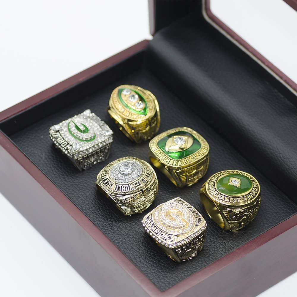 Dropshipping championship ring replica Super Bowl  6pc/set 1961/1965/1