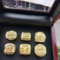 Wooden box 6pcs / set 2000 2001 2002 2009 2010 2016 Los Angeles Lakers