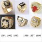 One Set 6 PCS 1991 1992 1993 1996 1997 1998 Chicago Bulls National Bas
