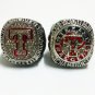 2pcs/set Factory price 2010 2011 Texas Rangers championship rings repl